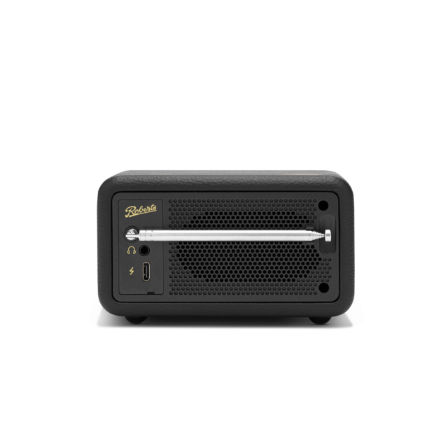 Roberts Radio REV-PETITE2BK Dab+/Fm Retro Bluetooth Black Radio With USB Charger