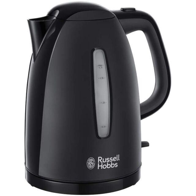 Russell Hobbs 21271 3Kw 1.7 Litres Textures Black Kettle