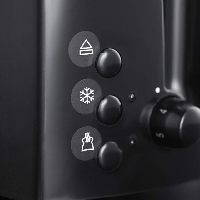 Russell Hobbs 21651 4 Slice Textures Black Toaster