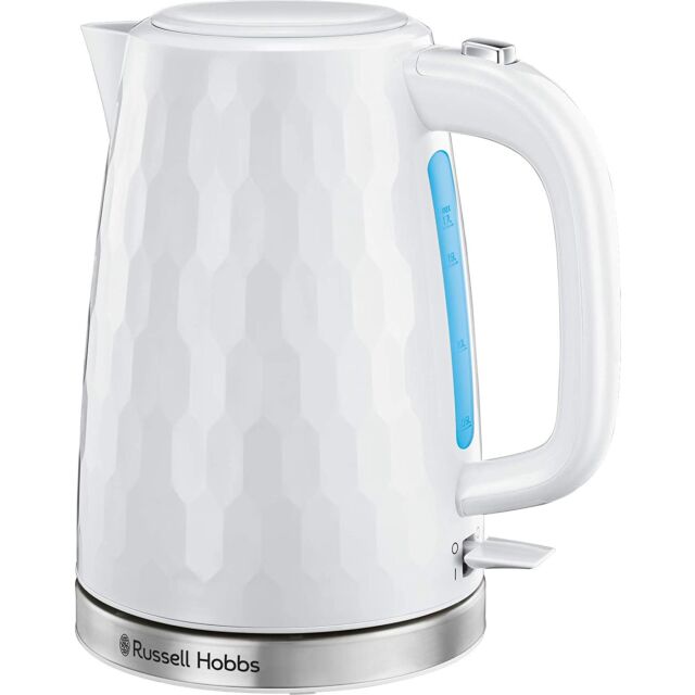 Russell Hobbs 26050 2.4Kw 1.7 Litre White Honeycomb Collection Kettle