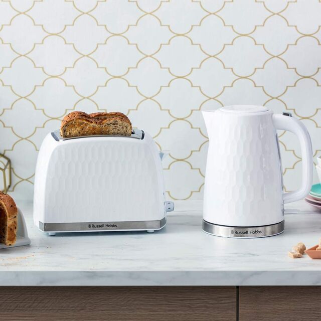 Russell Hobbs 26050 2.4Kw 1.7 Litre White Honeycomb Collection Kettle