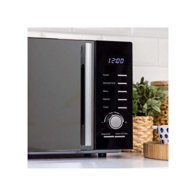 Russell Hobbs RHM2348B 23 Litres 800W Dial & Touch Control Silver Solo Microwave With Stainless Stee