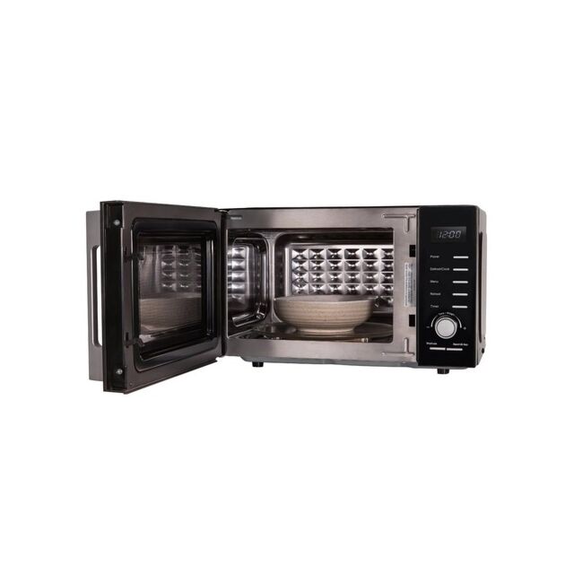 Russell Hobbs RHM2348B 23 Litres 800W Dial & Touch Control Silver Solo Microwave With Stainless Stee