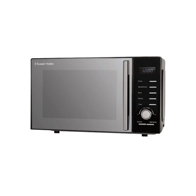 Russell Hobbs RHM2348B 23 Litres 800W Dial & Touch Control Silver Solo Microwave With Stainless Stee