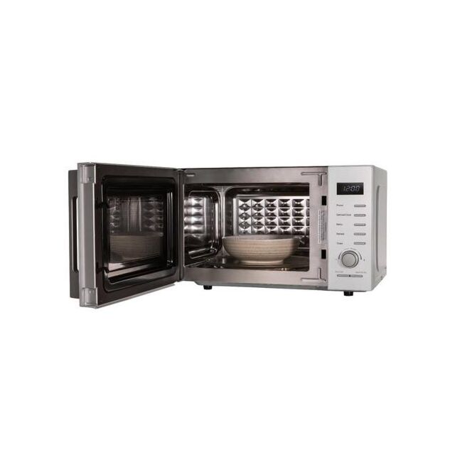 Russell Hobbs RHM2348S 23 Litres 800W Dial & Touch Control Silver Solo Microwave With Stainless Stee