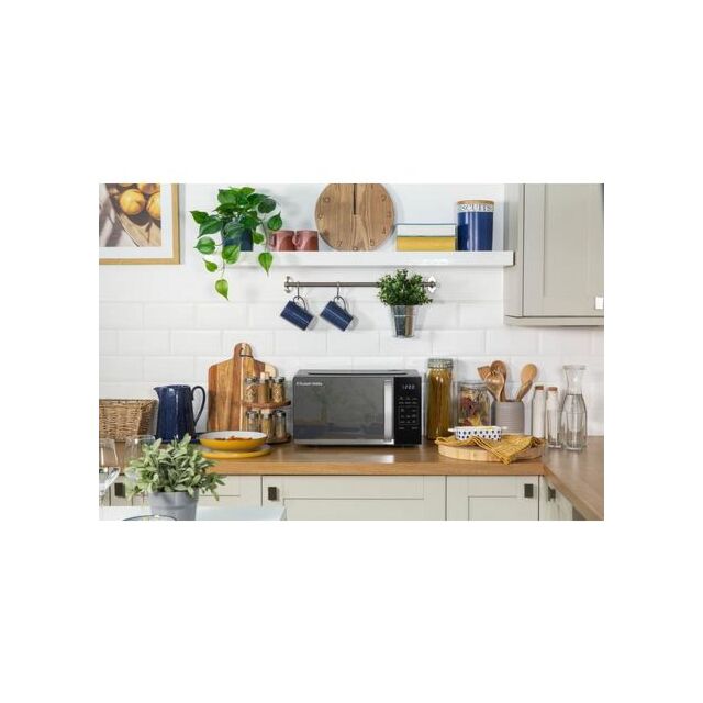 Russell Hobbs RHMT2045B 20 Litres 800W Touch Control Black Digital Solo Microwave 