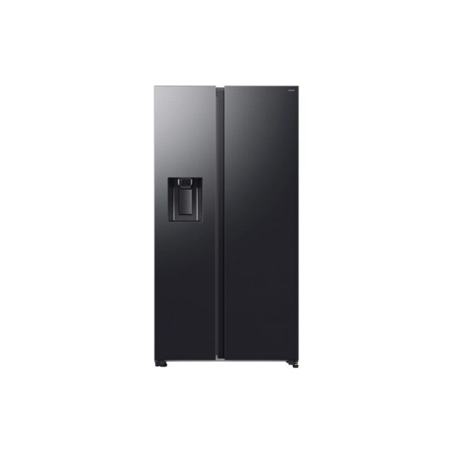 Samsung RS70F66KCFEU 91Cm Side By Side American Black Stainless Steel Fridge Freezer 