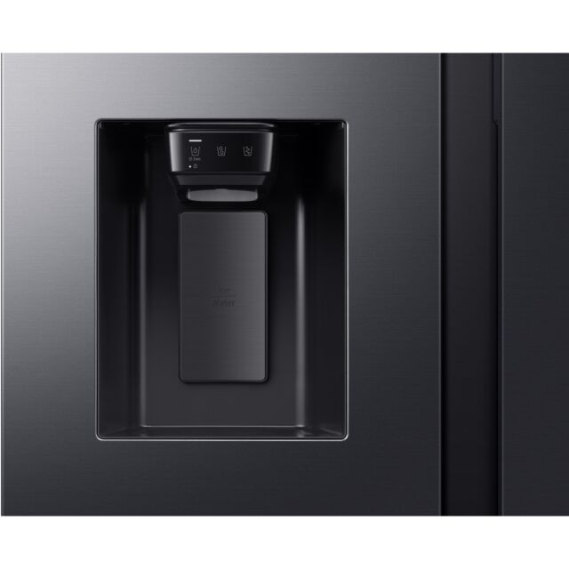 Samsung RS70F66KCFEU 91Cm Side By Side American Black Stainless Steel Fridge Freezer 
