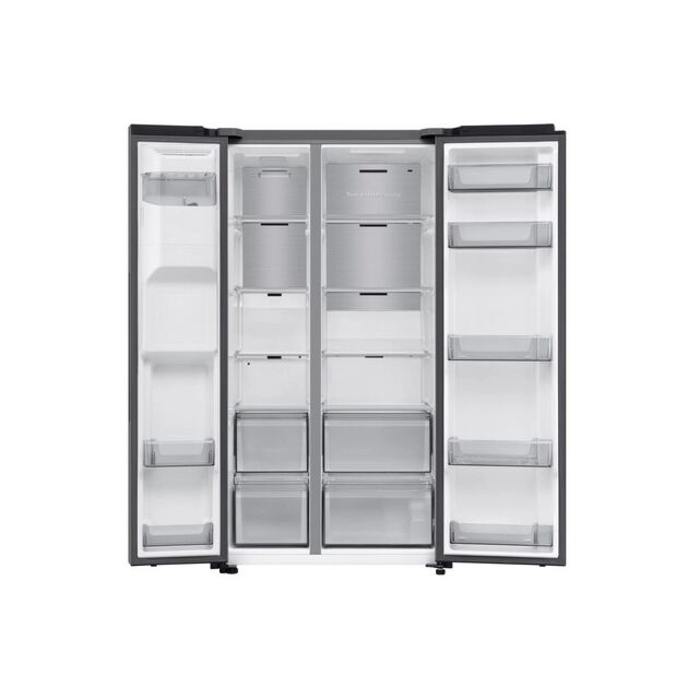 Samsung RS70F66KCTEU American Style Plumbed Ice/Water Silver Fridge Freezer