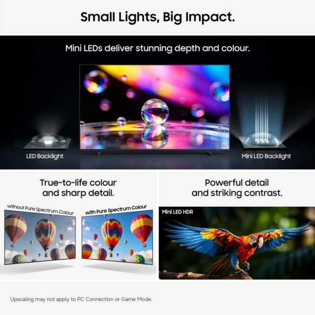 Samsung UE43M70HAKXXU 43inch 4K Mini Led Vision Ai Smart TV