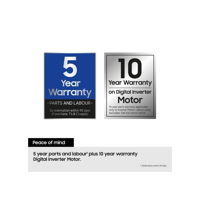 Samsung WD90HG5U34BEEU 9/6Kg 1400 White Washer Dryer