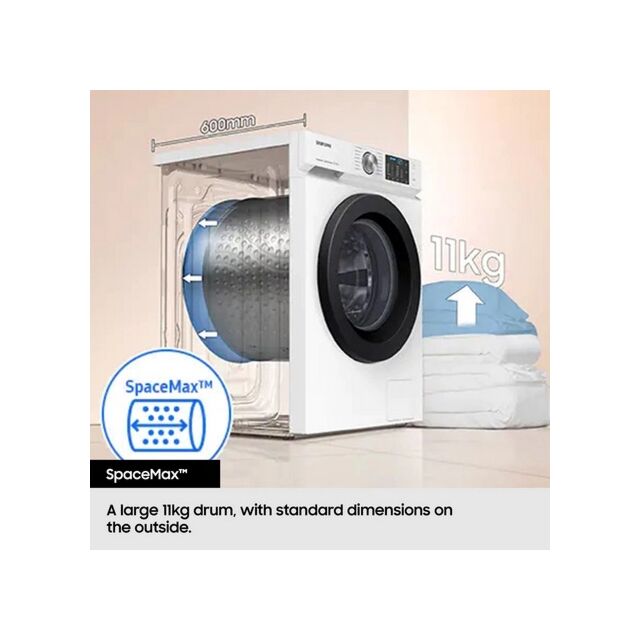Samsung WW11DG5B25AEEU 11Kg 1400 White Washing Machine