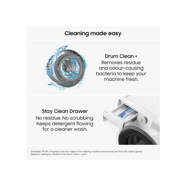 Samsung WW90DG6U85LEU1 9Kg 1400 White Washing Machine