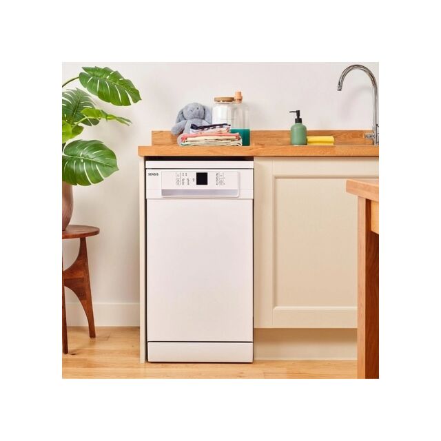 Sensis DWF0110SLEW Slimline 10 Place Settings White Dishwasher
