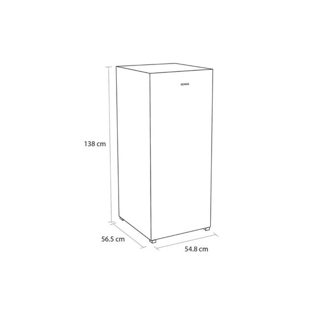 Sensis RFTLF01Z54EW Upright Tall Low Frost White Freezer 