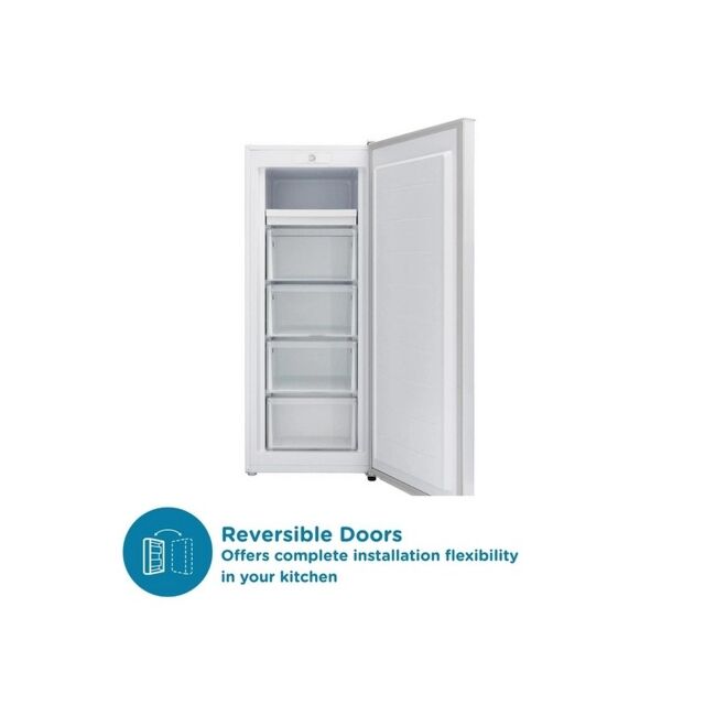Sensis RFTLF01Z54EW Upright Tall Low Frost White Freezer 
