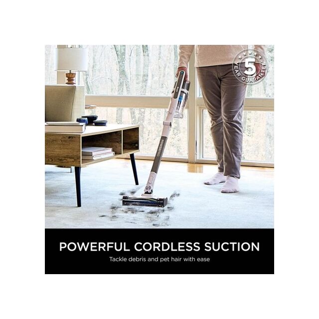 Shark IZ380UKT Powerpro Pet Cordless Stick Vacuum Cleaner - 50 Minutes Run Time