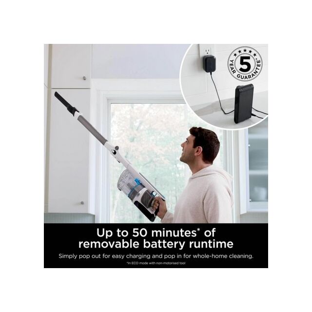 Shark IZ380UKT Powerpro Pet Cordless Stick Vacuum Cleaner - 50 Minutes Run Time