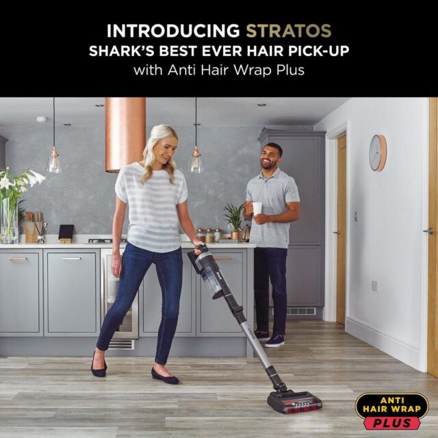 Shark IZ420UKT Stratos Cordless Stick Vacuum Cleaner - 120 Minutes Run Time