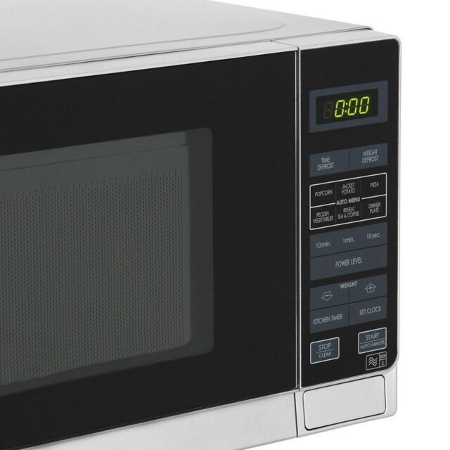 Sharp R272SLM 20 Litres 800W Digital Control Silver Solo Microwave