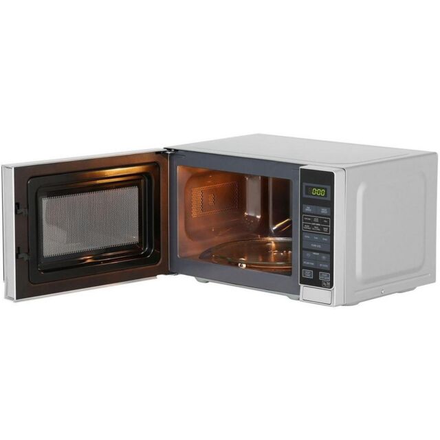 Sharp R272SLM 20 Litres 800W Digital Control Silver Solo Microwave