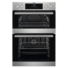 Aeg DEX33111EM Built In Electric Double Stainless Steel Oven