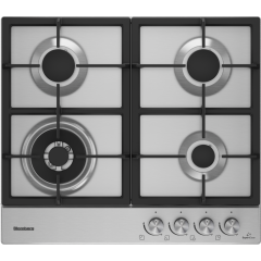 Blomberg GEN73415E 60Cm Gas Stainless Steel Hob With Control Knobs