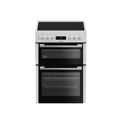 Blomberg HKN65W 60Cm Electric Double Oven White Cooker With Ceramic Hob