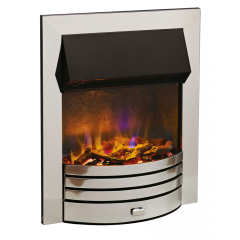 Dimplex TRR20CH Torridon 2Kw Chrome Optiflame 3D Electric Inset Fire