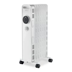 Igenix IG2615 1.5Kw Manual Control Oil Filled White Radiator