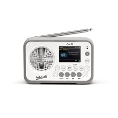 Roberts Radio PLAY20W Digital DAB / Dab+ / FM RDS Portable White Radio With Bluetooth