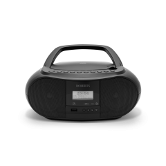Roberts Radio ZOOMBOX4BK Dab/Fm CD Bluetooth Portable Black Boombox
