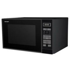 Sharp RDS202TB-UK 20 Litres 800W Digital Control Black Solo Microwave