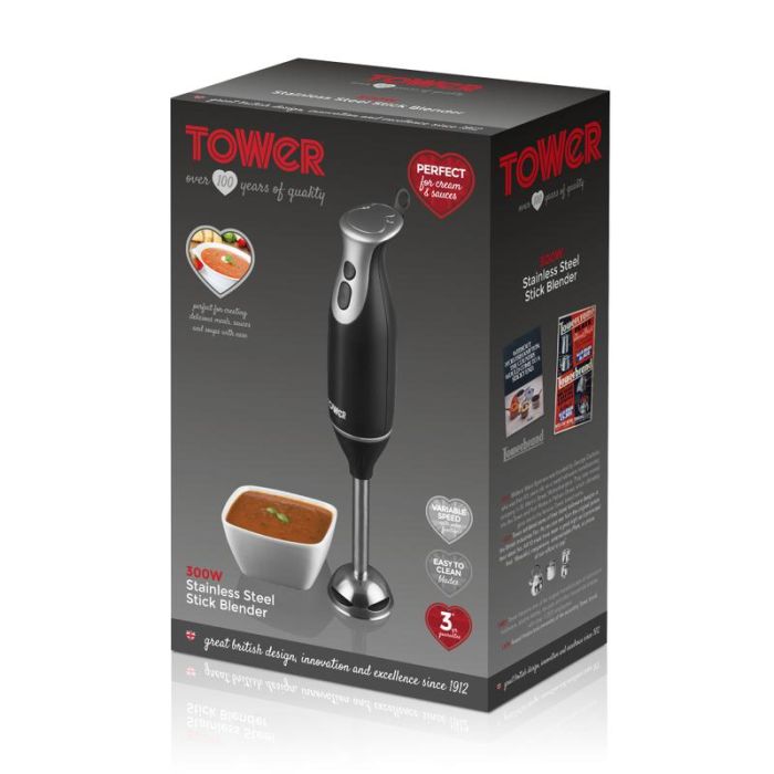 Tower 300w stick blender top